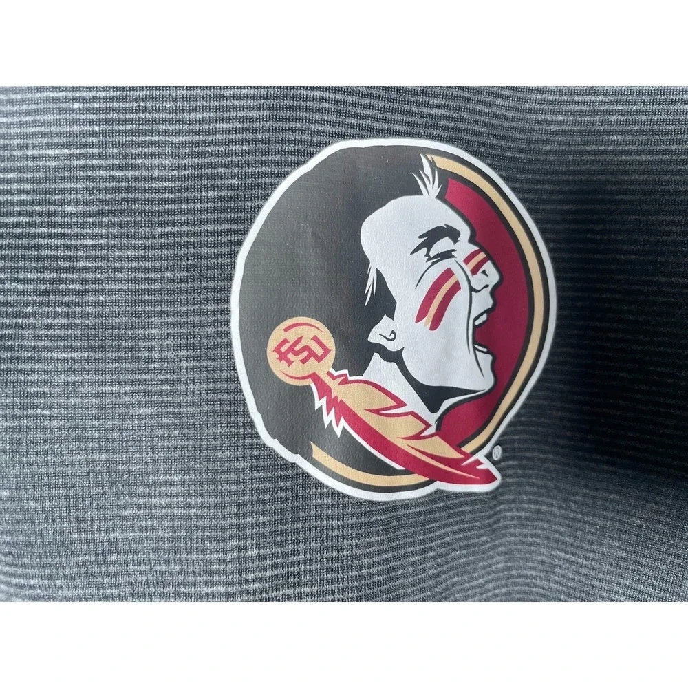 Nike Florida State Seminoles Men's Polo Shirt Charcoal Gray Size XXL‎ Brand New
